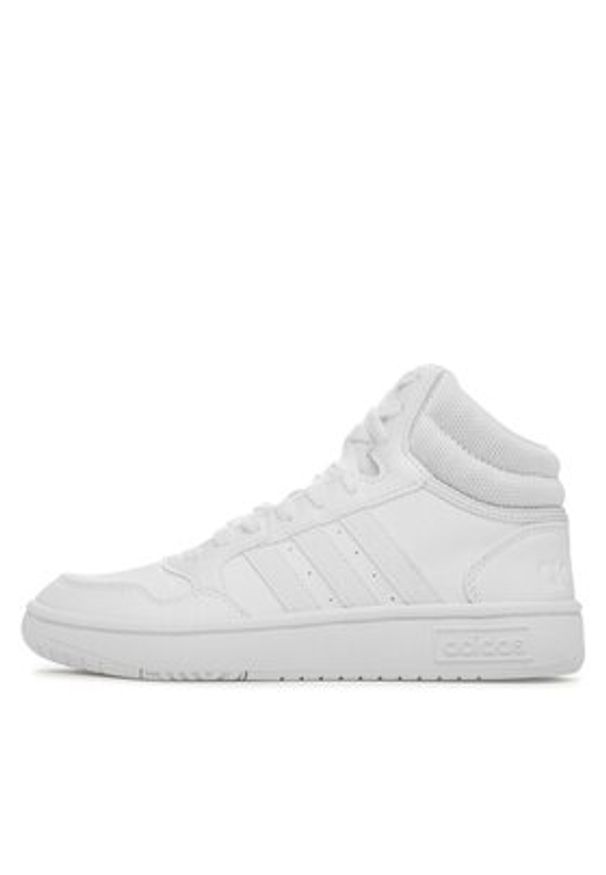 Adidas - adidas Sneakersy Hoops 3.0 GW5457 Biały. Kolor: biały. Materiał: materiał