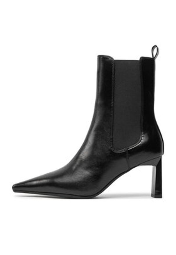 Armani Exchange Botki XDM016 XV790 00002 Czarny. Kolor: czarny. Materiał: materiał
