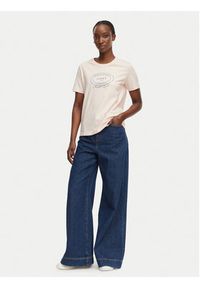 GANT - Gant T-Shirt 4201440 Różowy Regular Fit. Kolor: różowy. Materiał: bawełna #5