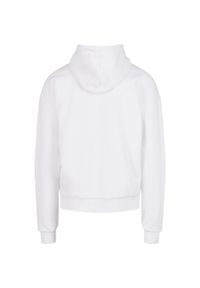 BUILD YOUR BRAND - Bawełniana Bluza Z Kapturem Dla Dorosłych Unisex Ultra Heavyweight Boxy Hoodie. Typ kołnierza: kaptur. Kolor: biały. Materiał: bawełna