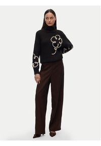 Vero Moda Golf Fatima 10335036 Brązowy Regular Fit. Typ kołnierza: golf. Kolor: brązowy. Materiał: syntetyk #5