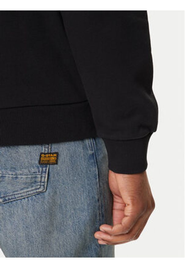 Hugo - HUGO Bluza Neprix 50545129 Czarny Regular Fit. Kolor: czarny. Materiał: bawełna