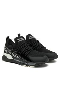 Versace Jeans Couture Sneakersy 78VA3SA8 Czarny. Kolor: czarny. Materiał: materiał #4