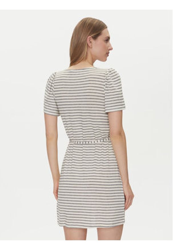 Vero Moda Sukienka letnia Gina 10325612 Beżowy Regular Fit. Kolor: beżowy. Materiał: syntetyk, wiskoza. Sezon: lato
