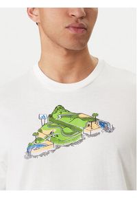 Adidas - adidas T-Shirt Novelty Mini Graphic JZ5037 Biały Regular Fit. Kolor: biały. Materiał: bawełna #3