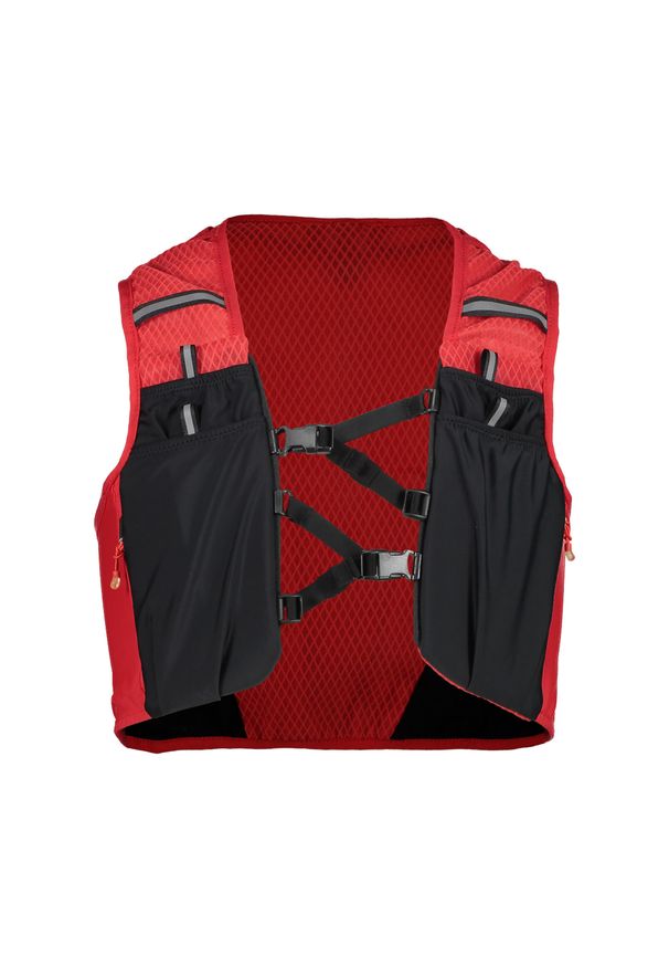 Plecak Kamizelka trailowa do biegania CMP SANTA FE TRAIL lekka 8L regulowana. Kolor: czerwony. Sport: bieganie