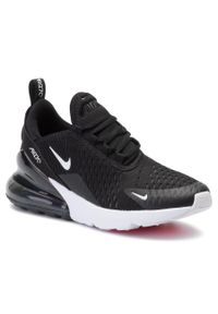 Buty Nike Air Max 270 (Gs) 943345 001 Black/White/Anthracite. Kolor: czarny. Materiał: materiał. Model: Nike Air Max #1