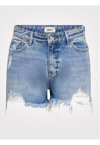only - ONLY Szorty jeansowe Pacy 15231006 Niebieski Regular Fit. Kolor: niebieski. Materiał: bawełna #7