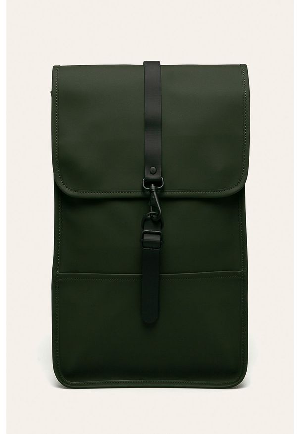 Rains - Plecak Backpack Mini. Kolor: brązowy. Materiał: poliester, materiał, skóra. Wzór: gładki