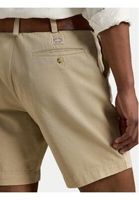 Polo Ralph Lauren Szorty materiałowe 710974909002 Beżowy Regular Fit. Kolor: beżowy. Materiał: bawełna