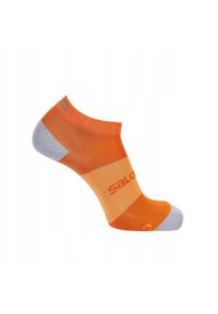 salomon - Skarpetki sportowe do biegania Salomon Sonic Pro stopki. Kolor: wielokolorowy, żółty, pomarańczowy