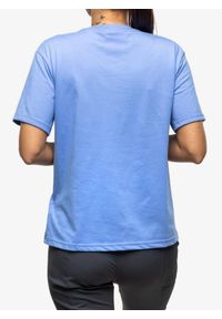 Koszulka bawełniana damska Marmot Coastal Tee. Kolor: niebieski. Materiał: bawełna