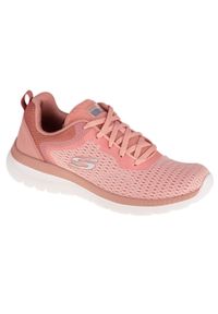 skechers - Buty do chodzenia damskie Skechers Bountiful Quick Path. Kolor: różowy. Sport: turystyka piesza