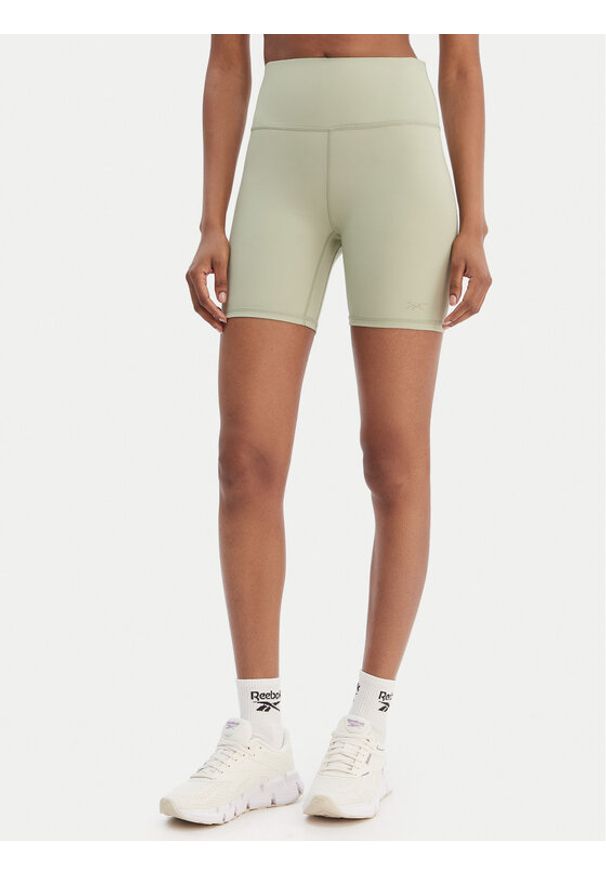 Reebok Szorty sportowe Reebok x Ewa Chodakowska Basia RK25618CCW Zielony Slim Fit. Kolor: zielony. Materiał: syntetyk