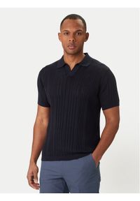 Karl Lagerfeld - KARL LAGERFELD Polo 655016 562304 Granatowy Regular Fit. Typ kołnierza: polo. Kolor: niebieski. Materiał: bawełna #1