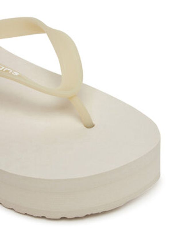 Calvin Klein Jeans Japonki Beach Sandal Flatform Tpu YW0YW01830 Écru