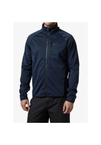 Kurtka polarowa męska Helly Hansen HP Windproof Fleece 2.0. Kolor: niebieski. Materiał: polar. Sport: turystyka piesza #1