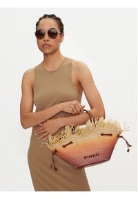 Pinko Torebka Pagoda Small Shopper . PE 24 PLTT 102910 A1R6 Beżowy. Kolor: beżowy #3