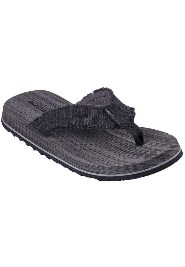 skechers - Plaskanie Skechers Tantric - Fritz, Mężczyźni. Kolor: czarny. Materiał: materiał