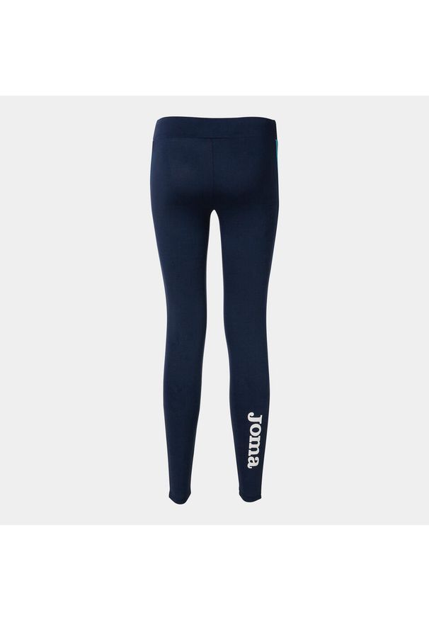 Legginsy do biegania damskie Joma Eco championship długie. Kolor: niebieski. Długość: długie. Sport: bieganie