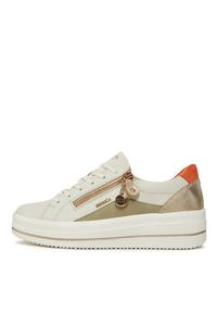 Remonte Sneakersy D1C01-81 Biały. Kolor: biały. Materiał: skóra #6