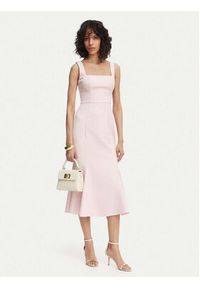 ACCESS FASHION Sukienka koktajlowa 63-3428-135 Różowy jasny Regular Fit. Kolor: różowy. Materiał: syntetyk. Styl: wizytowy #2