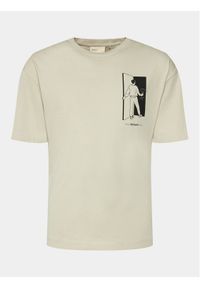 outhorn - Outhorn T-Shirt OTHAW23TTSHM0936 Écru Regular Fit. Materiał: bawełna #1