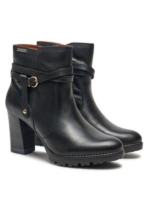 Pikolinos Botki W7M-8806 Czarny. Kolor: czarny. Materiał: skóra