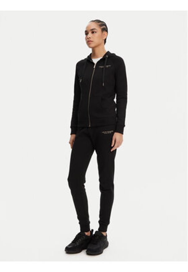 Armani Exchange Spodnie dresowe 8NYPBA YJE5Z 52AK Czarny Regular Fit. Kolor: czarny. Materiał: bawełna, syntetyk