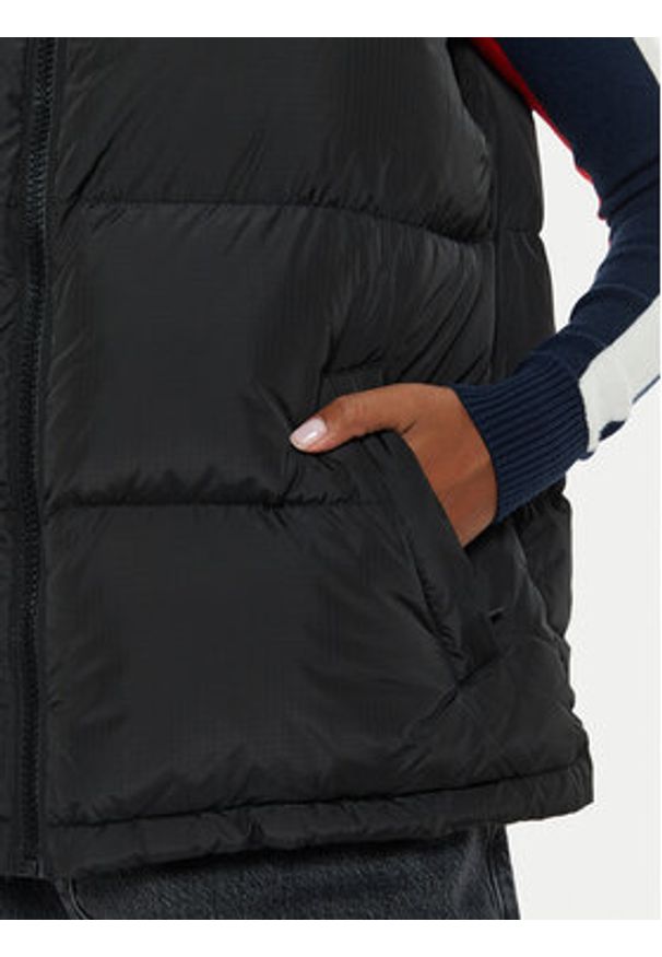 Tommy Jeans Bezrękawnik Alaska DW0DW18862 Czarny Regular Fit. Kolor: czarny. Materiał: syntetyk. Długość rękawa: bez rękawów