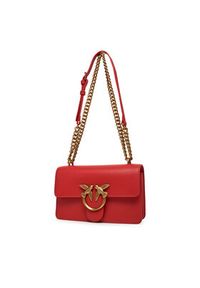 Pinko - PINKO Torebka Love One Mini Dc PE 25 PCPL 00074 A0F1 Czerwony. Kolor: czerwony. Materiał: skórzane #4