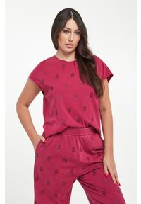 Liu Jo - T-shirt damski z cyrkoniami LIU JO #1