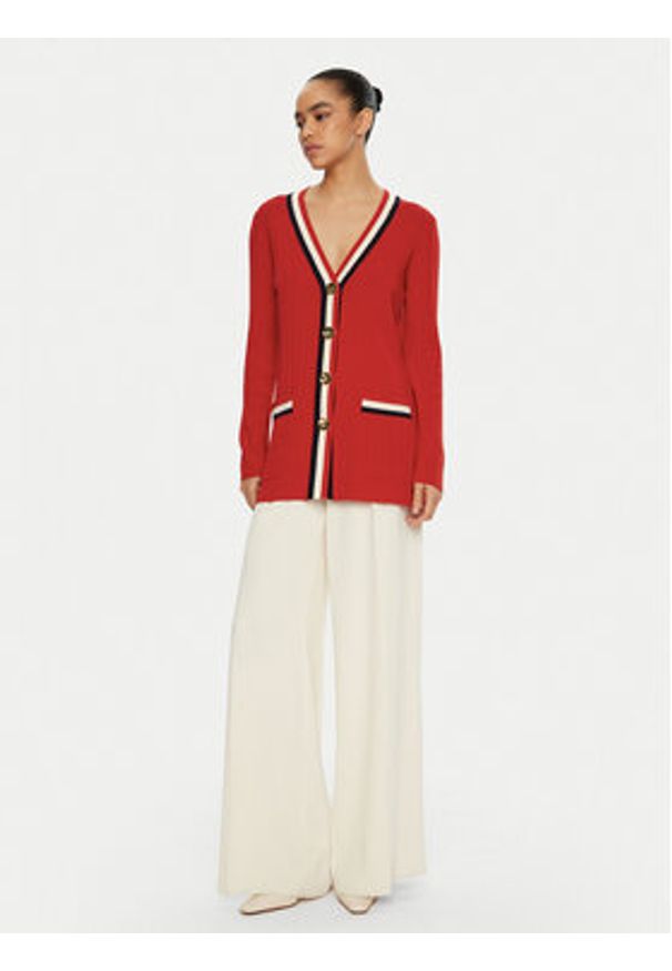 Luisa Spagnoli Kardigan Magistro 58593 Écru Regular Fit. Materiał: wełna