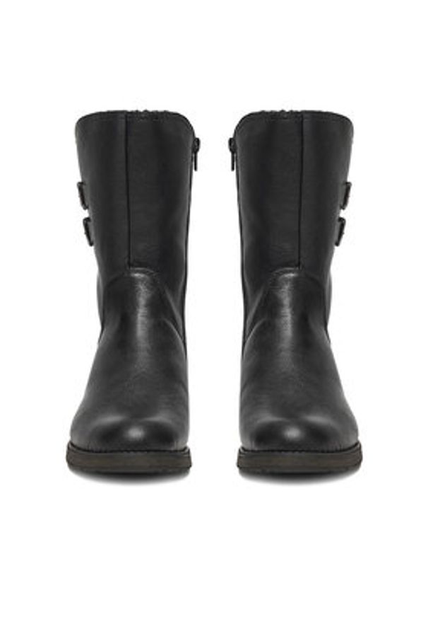 Rieker Botki Z9571-00 Czarny. Kolor: czarny. Materiał: skóra