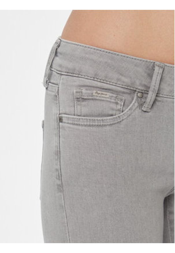 Pepe Jeans Jeansy PL204583 Szary Skinny Fit. Kolor: szary