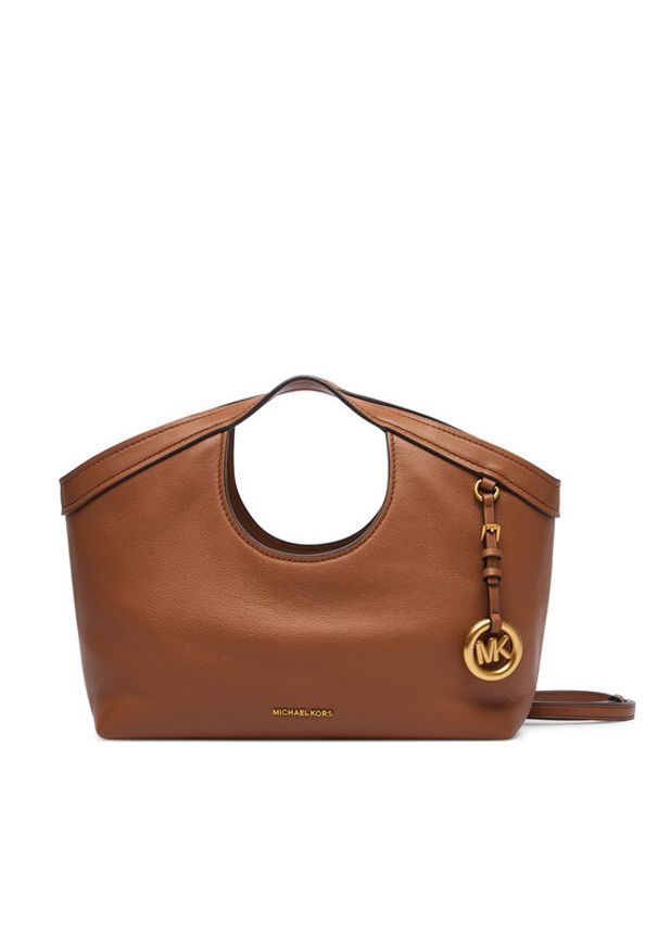 MICHAEL Michael Kors Torebka 32T6AX6C2L Brązowy. Kolor: brązowy. Materiał: skórzane