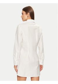 Tommy Jeans Sukienka koszulowa DW0DW20471 Biały Regular Fit. Kolor: biały. Materiał: bawełna. Typ sukienki: koszulowe #3