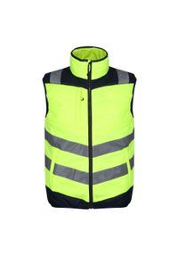 Regatta - Męska Kamizelka Odblaskowa Pro Hi Vis. Kolor: niebieski, wielokolorowy, żółty #1