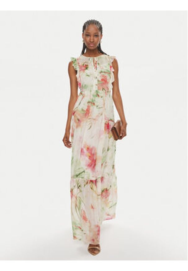 BOSS - Boss Sukienka letnia Dacrina 50514364 Kolorowy Regular Fit. Materiał: wiskoza. Wzór: kolorowy. Sezon: lato
