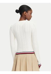 Tommy Jeans Sweter DW0DW22933 Biały Regular Fit. Kolor: biały. Materiał: bawełna #2