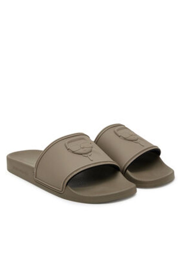 Karl Lagerfeld - KARL LAGERFELD Klapki KL70009A Szary. Kolor: szary