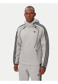 Adidas - adidas Bluza Spacer Teamgeist 26 Cutline Hoodie KR9653 Szary Regular Fit. Okazja: na spacer. Kolor: szary. Materiał: bawełna #1