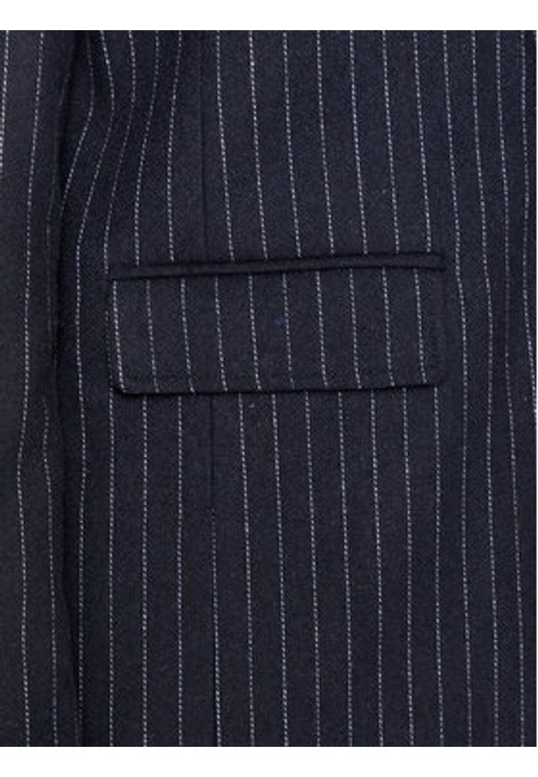 Pepe Jeans Marynarka Rene PL402287 Czarny Relaxed Fit. Kolor: czarny. Materiał: syntetyk