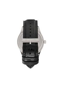 U.S. Polo Assn. Zegarek Yale USP7370BK Czarny. Kolor: czarny. Materiał: skóra #5