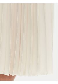 Kontatto Spódnica plisowana SU501C Écru Regular Fit. Kolor: kremowy. Materiał: syntetyk #2