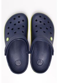 Crocs - Klapki. Nosek buta: okrągły. Kolor: niebieski. Materiał: syntetyk, materiał #2