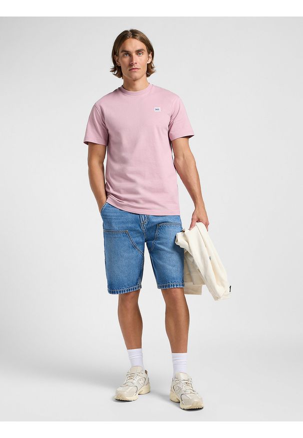 Lee - LEE MĘSKIE SPODENKI JEANSOWE LEE DBL KNEE CARPENTER SHORT RAVEN 112364160. Materiał: jeans