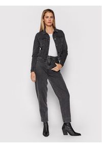 Noisy may - Noisy May Kurtka jeansowa Debra 27001866 Czarny Regular Fit. Kolor: czarny. Materiał: bawełna #4