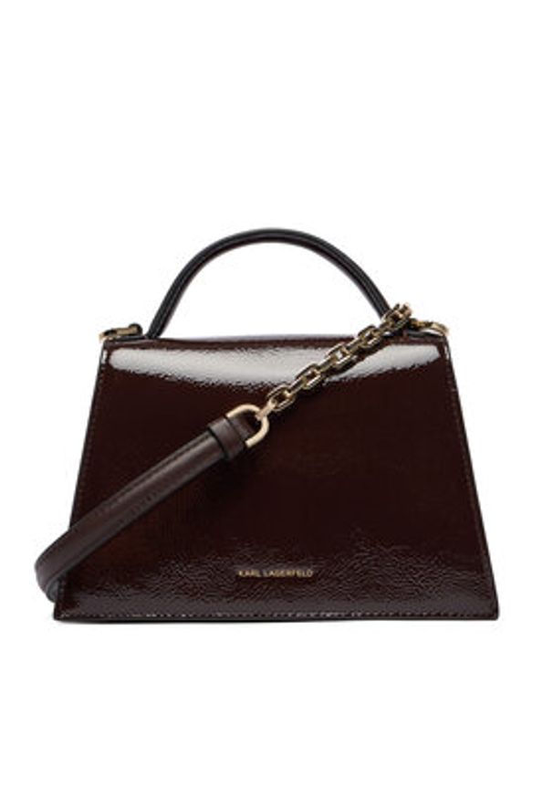 Karl Lagerfeld - KARL LAGERFELD Torebka A4W30033 Brązowy. Kolor: brązowy. Materiał: skórzane