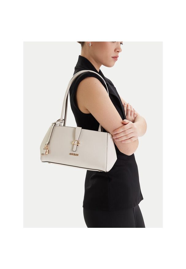 Torebka Guess. Kolor: kremowy